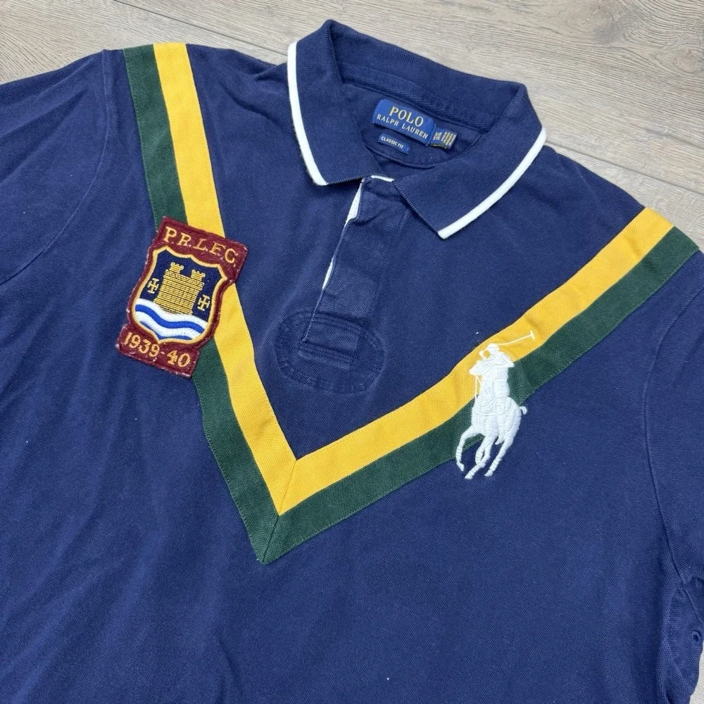Polo Ralph Lauren Big Pony Crest Polo Men Sz XXL Classic Fit Preppy